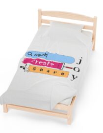 Seek Create Share Joy - Plush Blanket