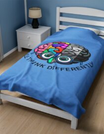 We All Think Differently - Plush Blanket