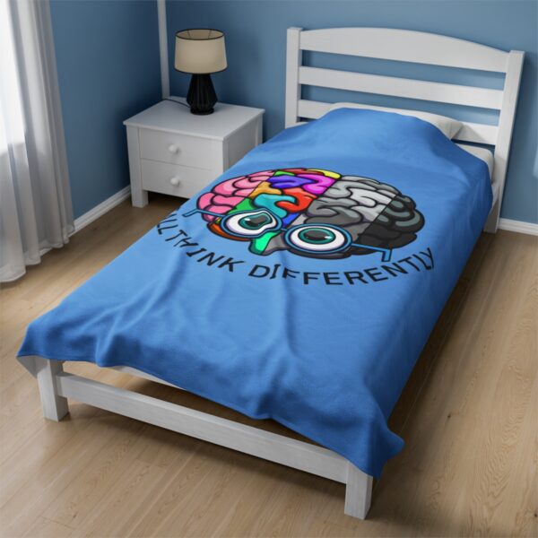 We All Think Differently - Plush Blanket