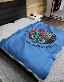 We All Think Differently - Plush Blanket