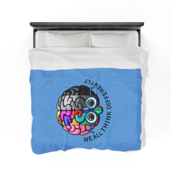 We All Think Differently - Plush Blanket