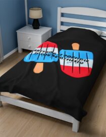 Anything is Popsicle if You're Dyslexic - Plush Blanket