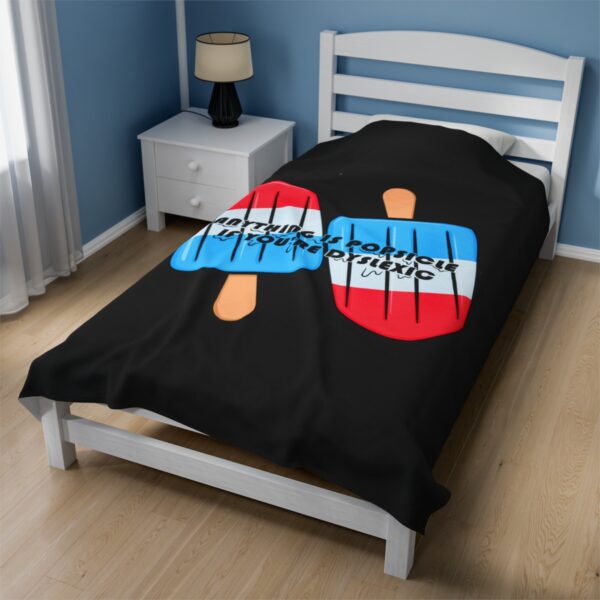 Anything is Popsicle if You're Dyslexic - Plush Blanket