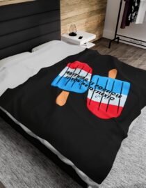 Anything is Popsicle if You're Dyslexic - Plush Blanket