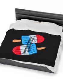 Anything is Popsicle if You're Dyslexic - Plush Blanket