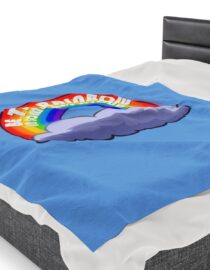 Be the Rainbow in Someone's Cloud - Plush Blanket