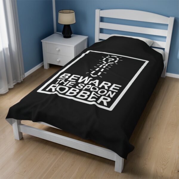 Beware the Spoon Robber - Plush Blanket