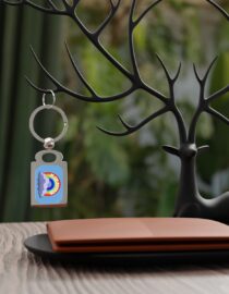 Be the Rainbow in Someone's Cloud - Keychain