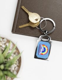 Be the Rainbow in Someone's Cloud - Keychain