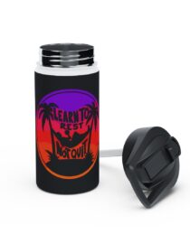 Learn to Rest, Not Quit - Stainless Steel Water Bottle