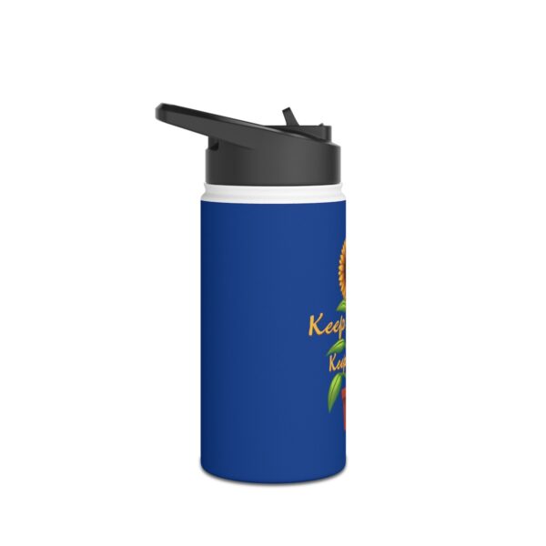 Keep Growing Keep Going - Stainless Steel Water Bottle