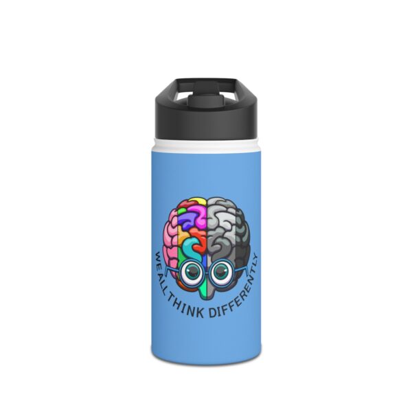 We All Think Differently - Stainless Steel Water Bottle