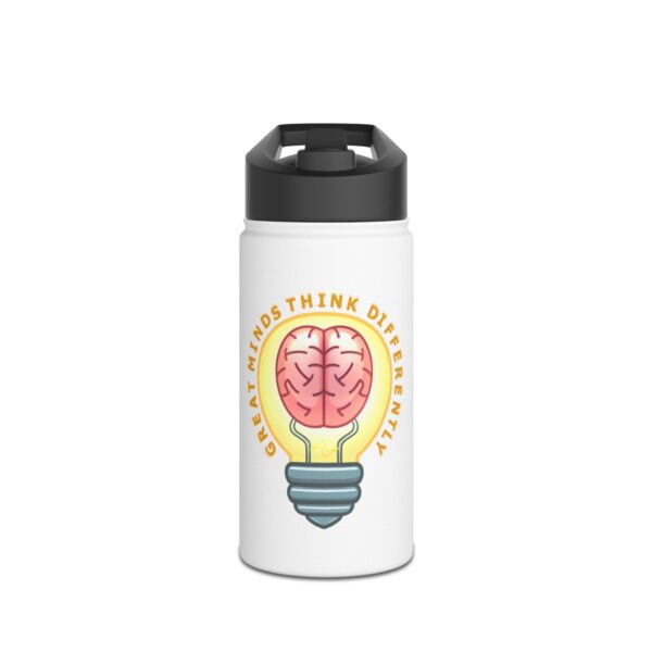 Great Minds Think Differently - Stainless Steel Water Bottle