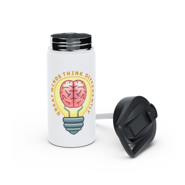 Great Minds Think Differently - Stainless Steel Water Bottle