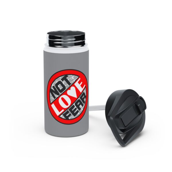 Love, Not Fear - Stainless Steel Water Bottle