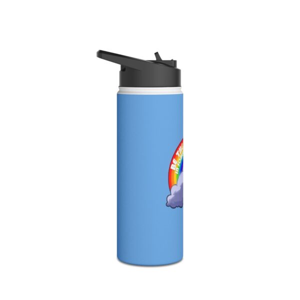 Be the Rainbow in Someone's Cloud - Stainless Steel Water Bottle