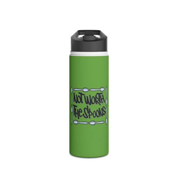 Not Worth the Spoons - Stainless Steel Water Bottle