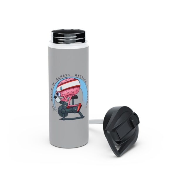 My Brain is Always Getting a Workout - Stainless Steel Water Bottle