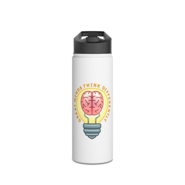 Great Minds Think Differently - Stainless Steel Water Bottle