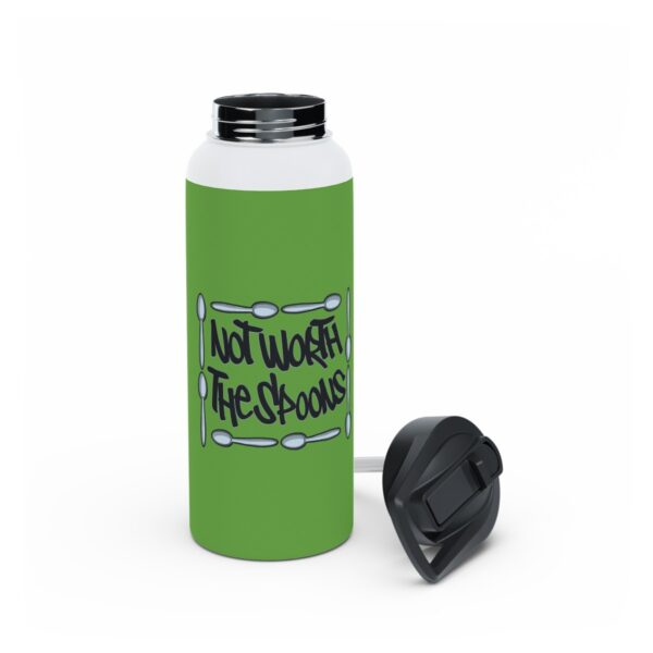 Not Worth the Spoons - Stainless Steel Water Bottle