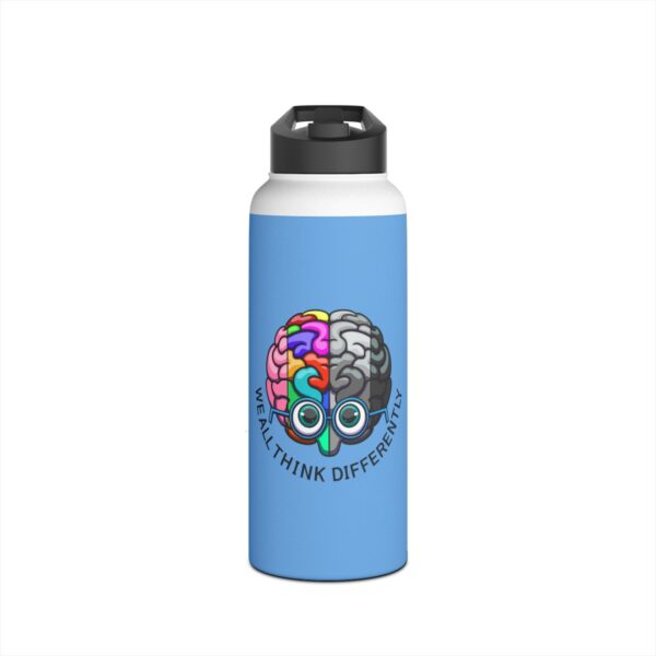 We All Think Differently - Stainless Steel Water Bottle