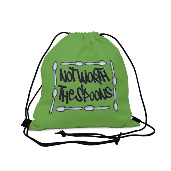 Not Worth the Spoons - Drawstring Bag