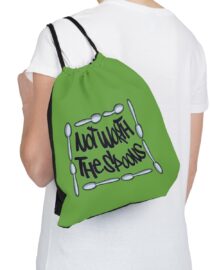 Not Worth the Spoons - Drawstring Bag