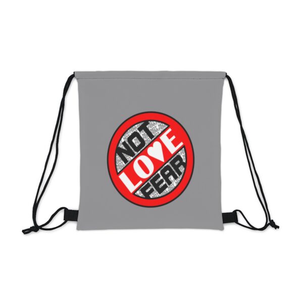 Love, Not Fear - Drawstring Bag