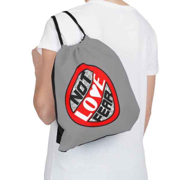 Love, Not Fear - Drawstring Bag