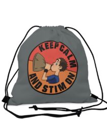 Keep Calm and Stim On - Drawstring Bag