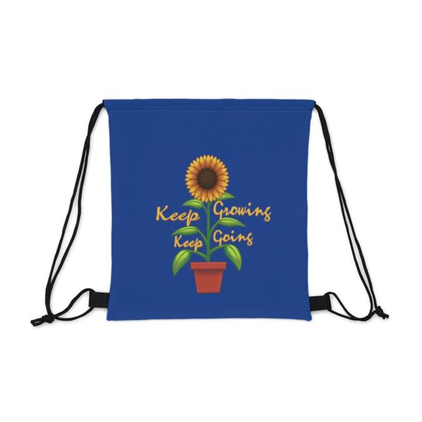 Keep Growing Keep Going - Drawstring Bag