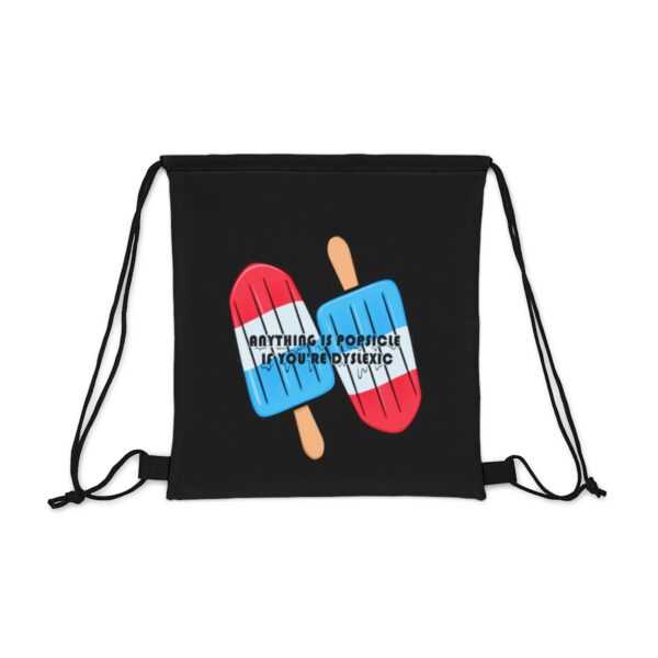 Anything is Popsicle if You're Dyslexic - Drawstring Bag