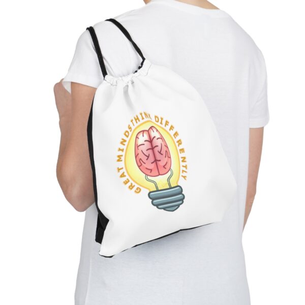 Great Minds Think Differently - Drawstring Bag