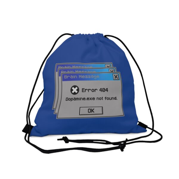 Error 404: Dopamine Not Found - Drawstring Bag