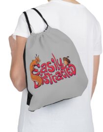 Easily Distracted - Drawstring Bag
