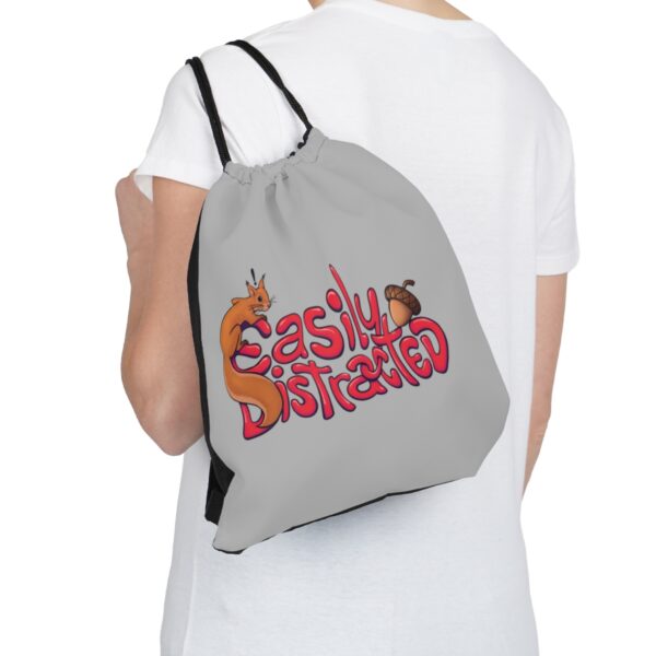 Easily Distracted - Drawstring Bag