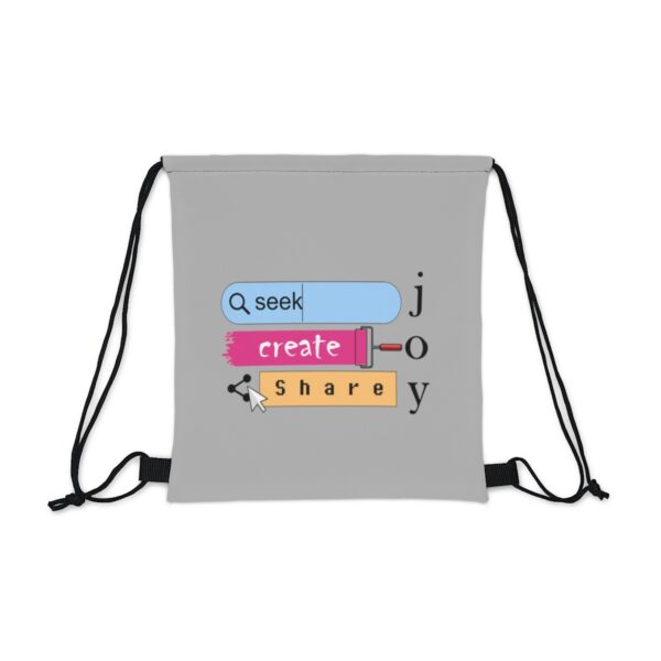 Seek Create Share Joy - Drawstring Bag