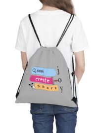 Seek Create Share Joy - Drawstring Bag