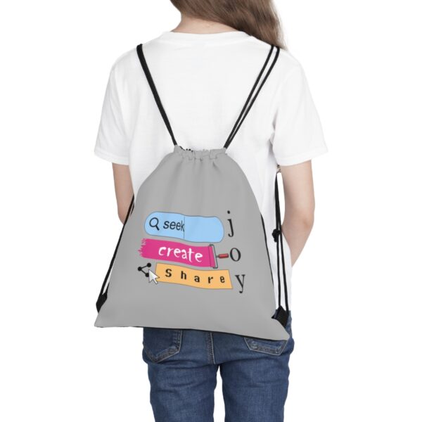 Seek Create Share Joy - Drawstring Bag