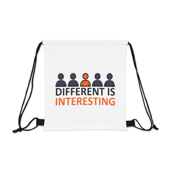 Different is Interesting - Drawstring Bag