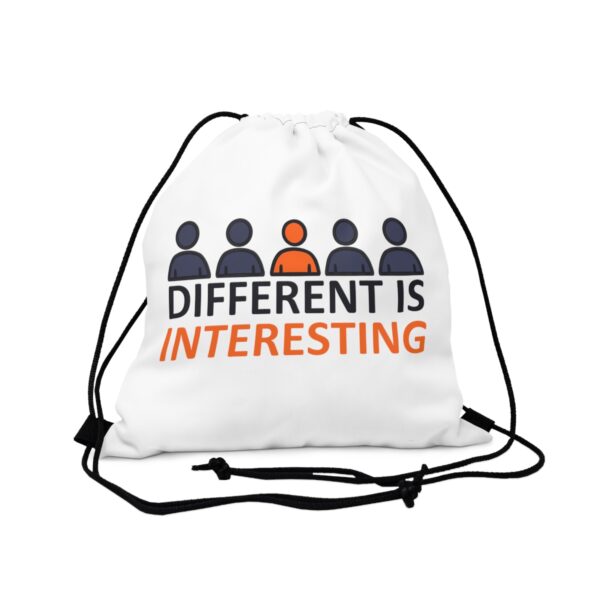 Different is Interesting - Drawstring Bag