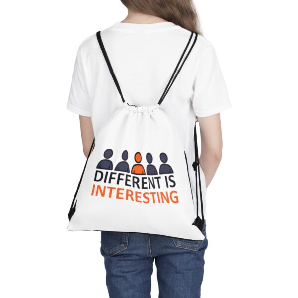 Different is Interesting - Drawstring Bag